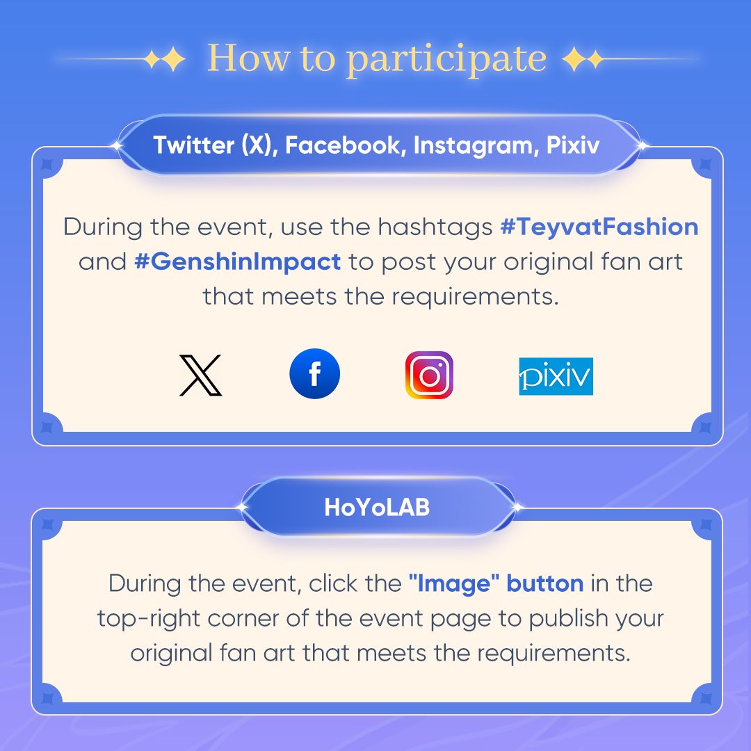 xppenusa's tweet photo. 💌Dear travellers, the "Teyvat Fashion Week" Genshin Impact Profession Inspiration Fan Art Contest has begun! 

If the characters lived among us in the real modern world, what would they all do for a living? Please design clothes for them to suit their imaginary profession! 🤩✨

Ready to weave some modern magic into Teyvat's threads? 

Learn more here:✨https://t.co/YAuL9w9IiR