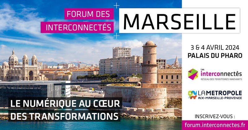 🚀 La Métropole réunit les acteurs du numérique au Forum des <a href="/INTERCOnnectes/">Les INTERCOnnectés</a> ! 🔗

🗓️ Mercredi 3 et jeudi 4 avril, le Forum des Interconnectés se tiendra au palais du Pharo, à #Marseille.

🗣️ Les acteurs publics et privés partageront leurs réflexions et bonnes pratiques pour