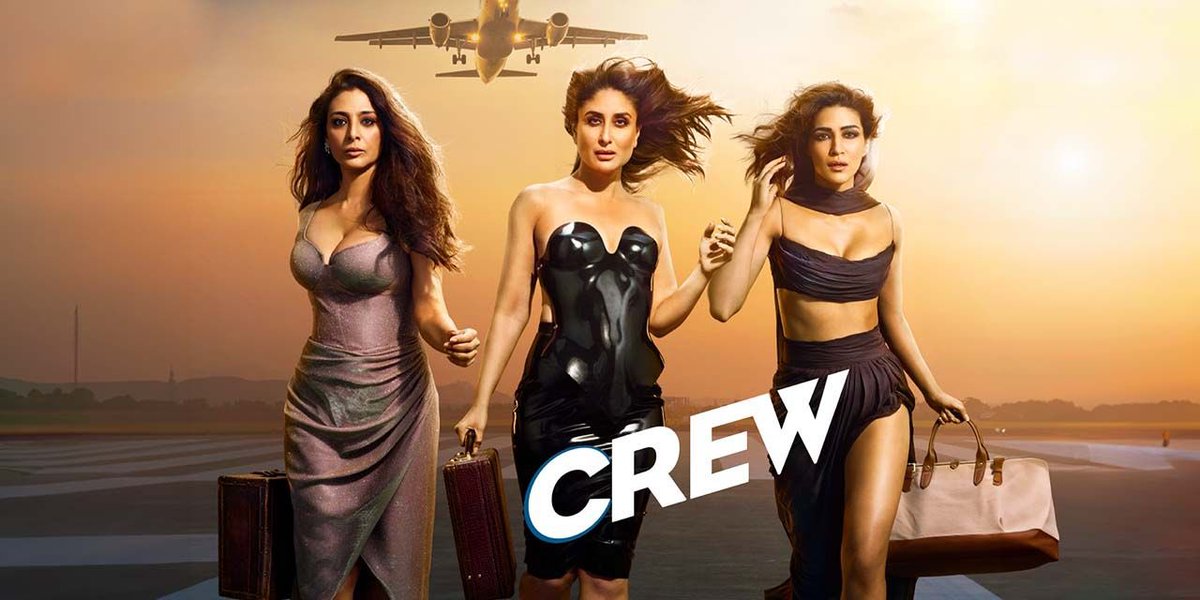 #Sharingviewofmovie #Crew fully entertaining.#Tabu #KareenaKapoor just took the show up with brilliant performances & of course @kritisanon excellent.#NidhiMehra #MehulSuri greatly penned & quintessential direction @rajoosworld great use of music @raj_ranjodh casting great. Watch