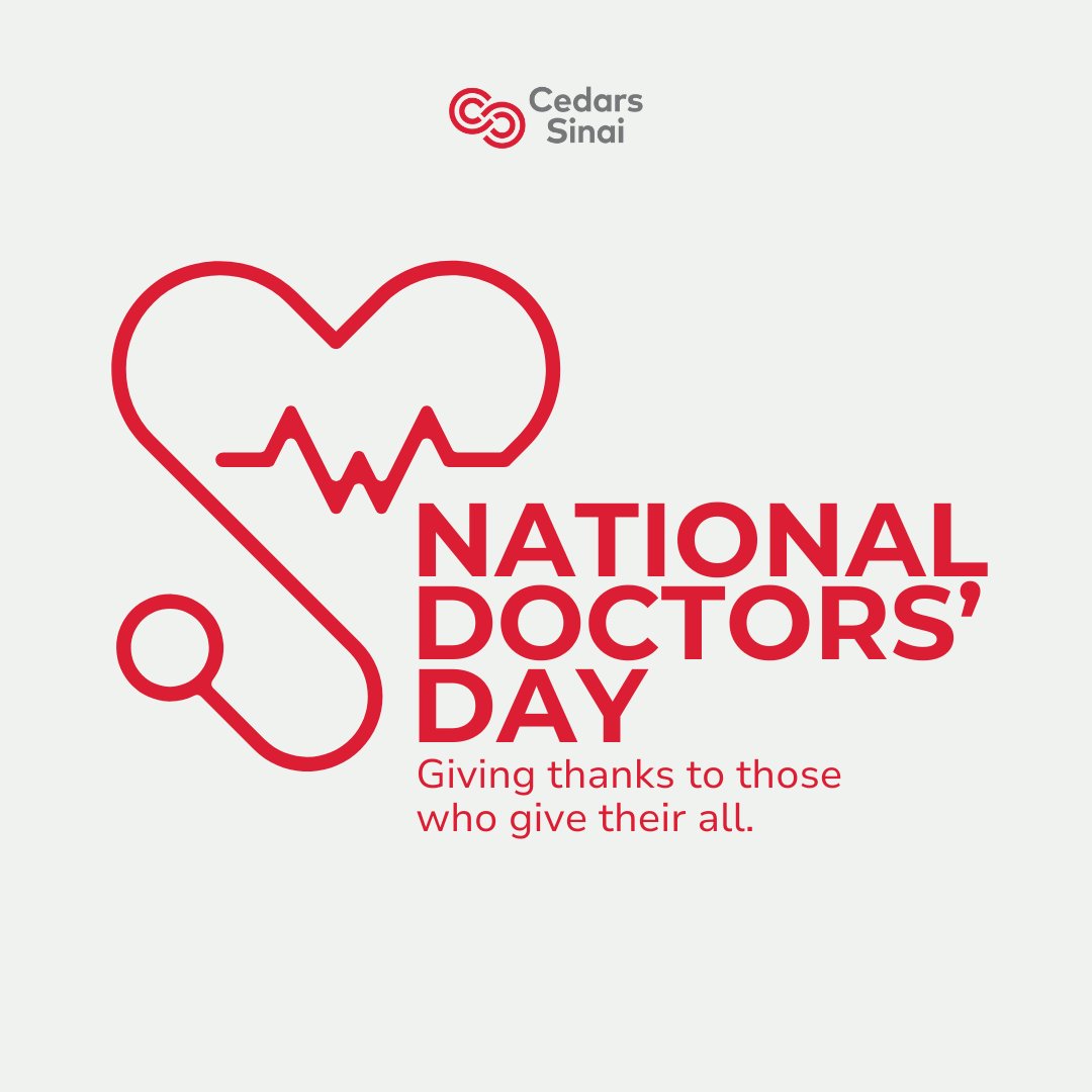 This National Doctors' Day, we celebrate the dedication and care provided by our physicians. Their skill and compassionate support are fundamental to the well-being of our community. #NationalDoctorsDay