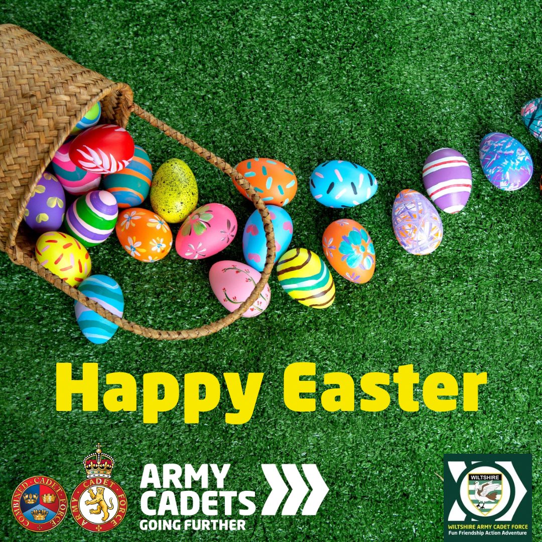 Happy Easter to all our Cadets, CFAVs and Families.
