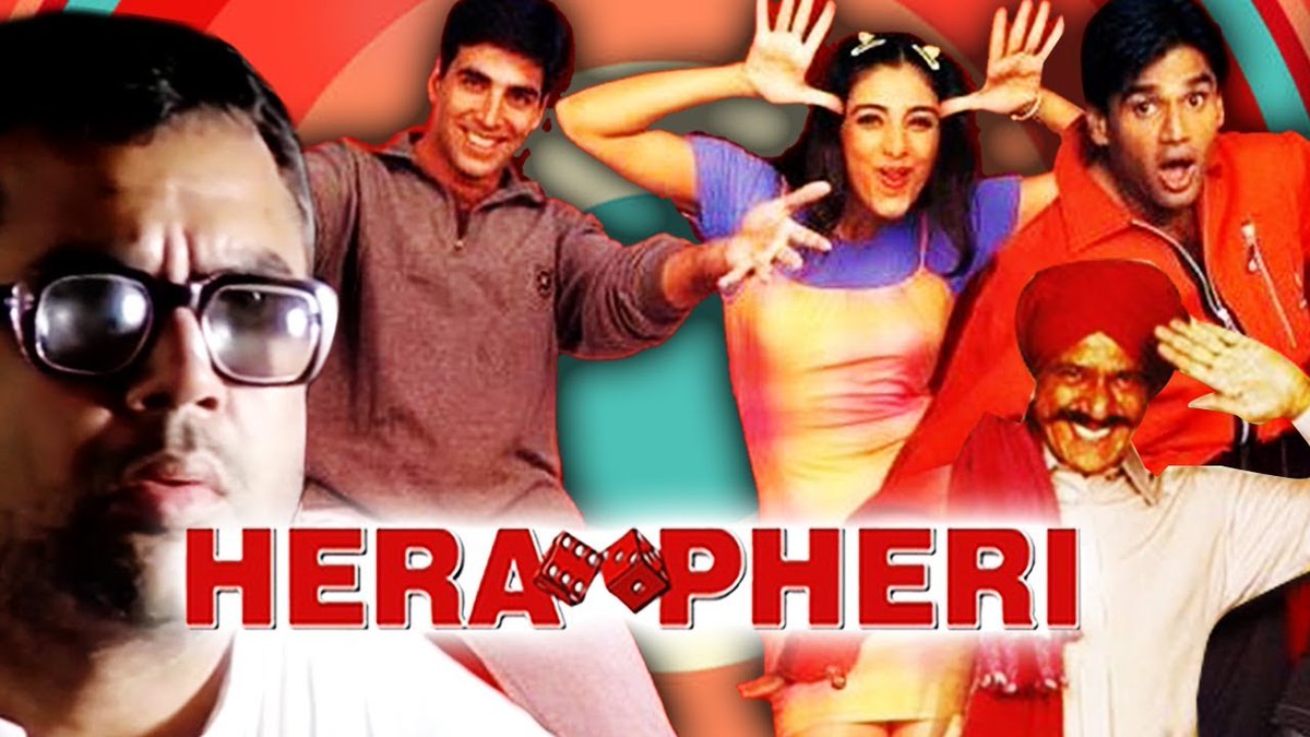 Today a masterpiece movie has completed 24 years. 😍
#HeraPheri