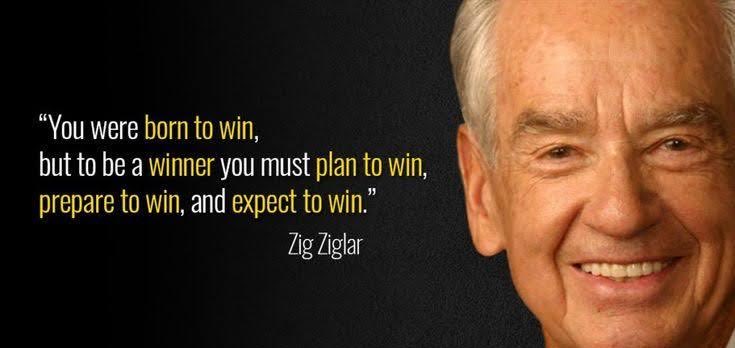 “You were born to win, but to be a winner, you must plan to win, prepare to win, and expect to win.”

-  Zig Ziglar

#zigziglar #naveenkanchan #careertransformationcoach #health #relationship #career #money #success #business #leadership  #everserveconsultants #jobs #abroadjobs