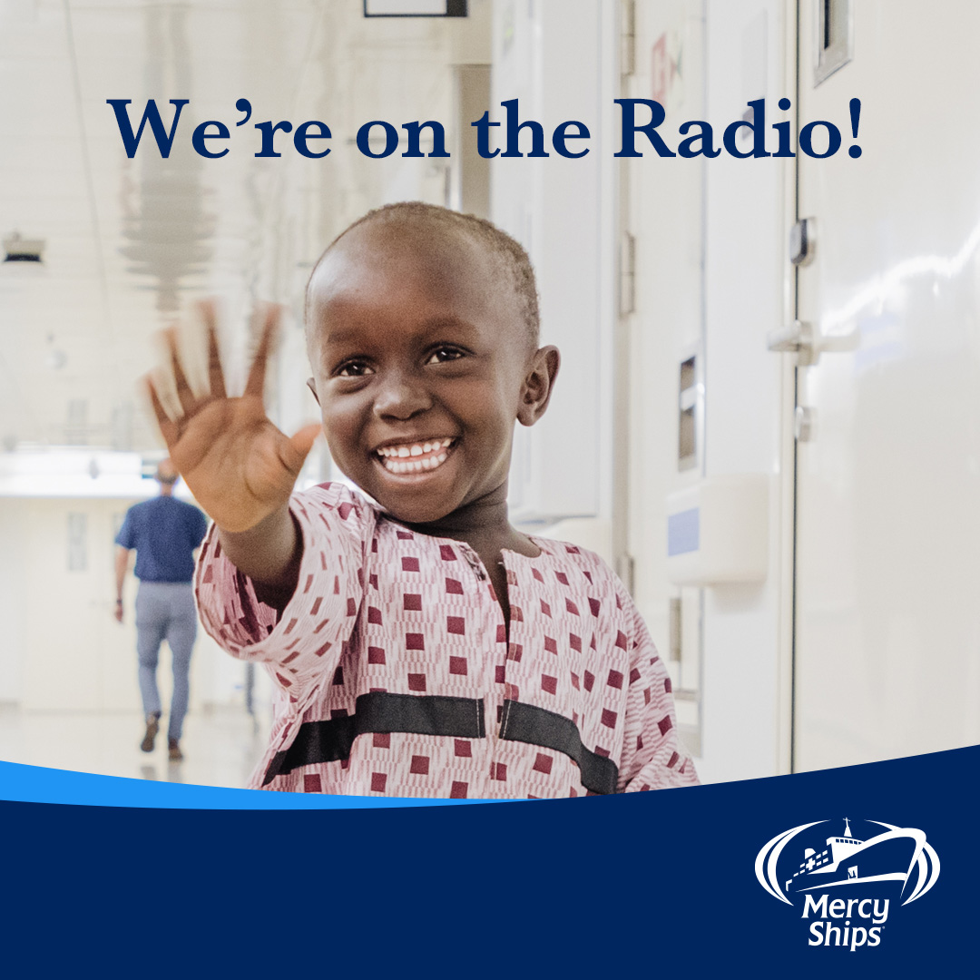 We’re on the Radio! Tune in to BBC Radio 4 at 7.50am this morning to hear a special message from surgeon and Mercy Ships volunteer, Rachel Buckingham.   Donate: bit.ly/3Pt463i #R4Appeal #MercyShips #EasterSunday