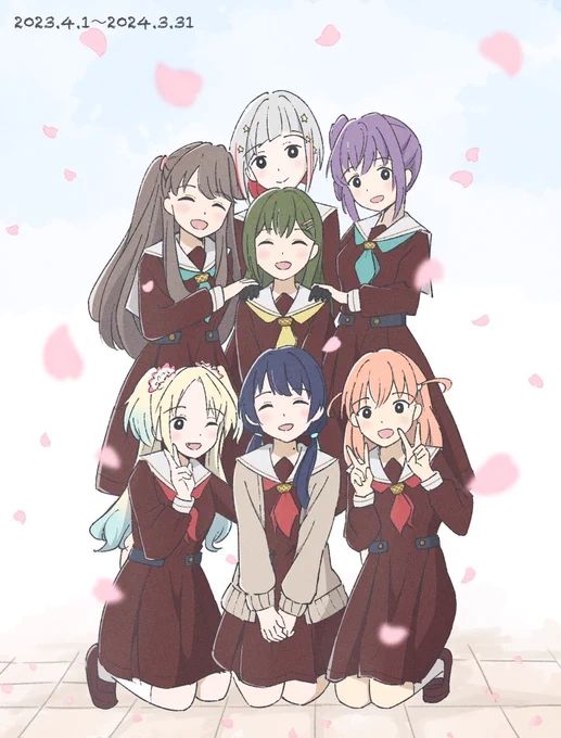 103期。#蓮ノ空美術部 