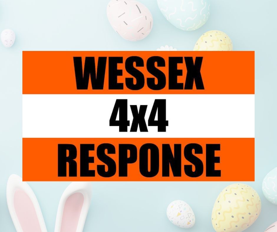🌟🐰 Happy Easter from all of us at Wessex 4x4 Response! 🐣🌷 May your day be filled with joy, laughter, and plenty of Easter treats. Wishing you all a wonderful day spent with loved ones. Stay safe and enjoy the festivities!
