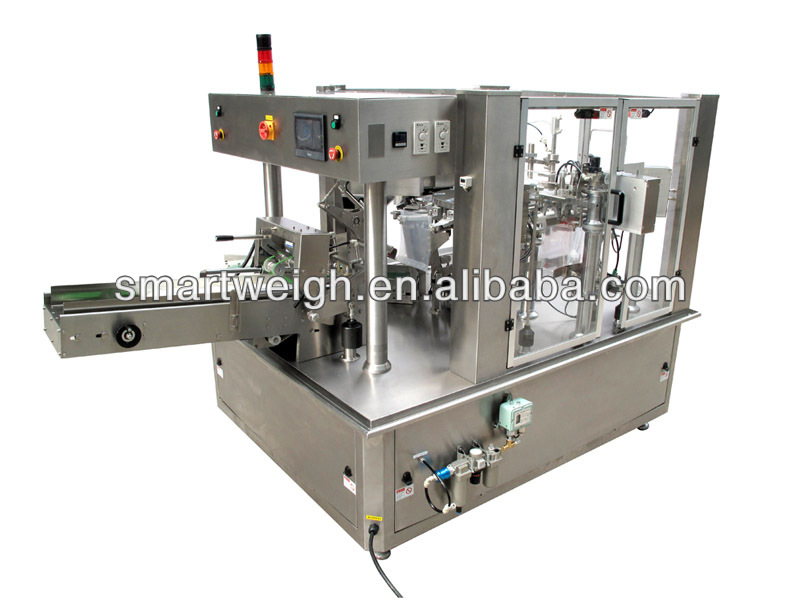 smart_weigh's tweet image. Rotary Packing Machine Automatic Premade Pouch Packing Machine SW-8-200 brings you fantastic experience. #automaticpackingmachine