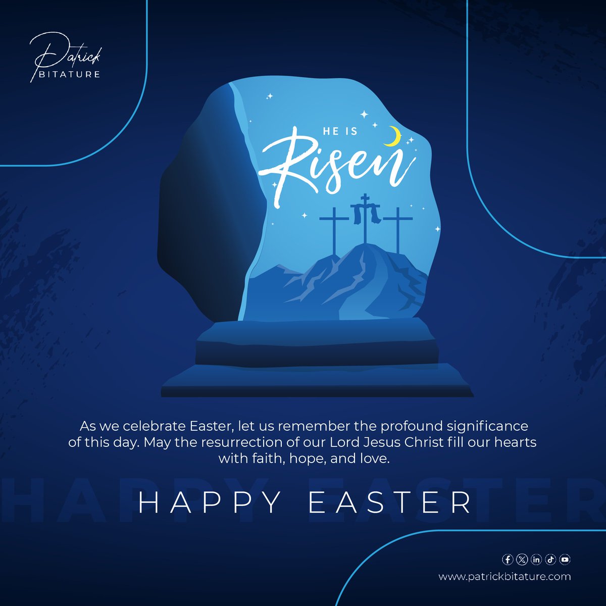 Wishing you a day full of peace, joy, love and a renewed hope that what was dead can be raised to life again. Happy Easter!