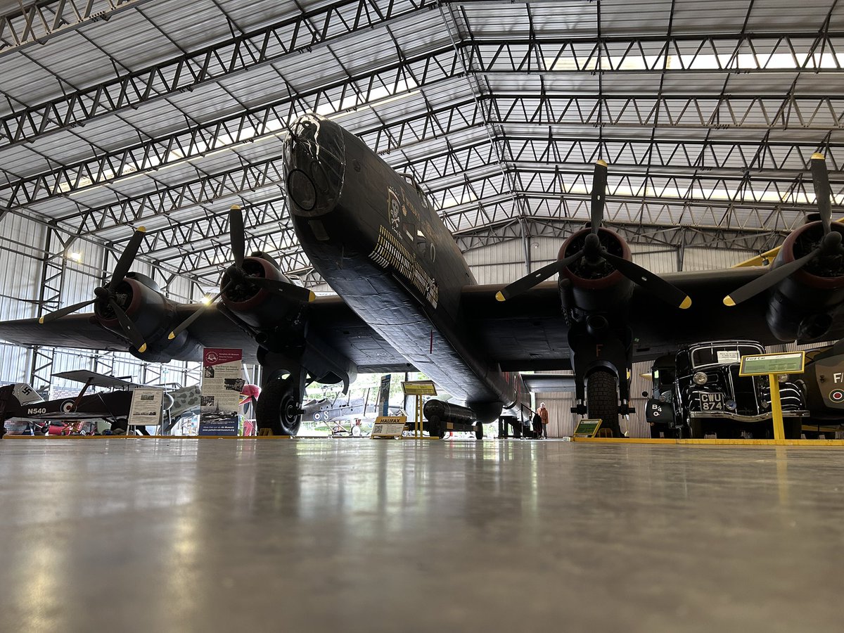 “Friday 13th”

The Handley Page Halifax MK III at the Yorkshire Air Museum & Allied Air Forces Memorial. A tribute to all allied air & ground crew of Bomber Command. It is 80 years ago she returned from her first mission @yorkshireairmuseum #yam #handleypagehalifax #ww2