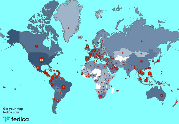 I have 1566 new followers from USA ??, Mexico ??, Saudi Arabia ??, and more last week. See https://t
