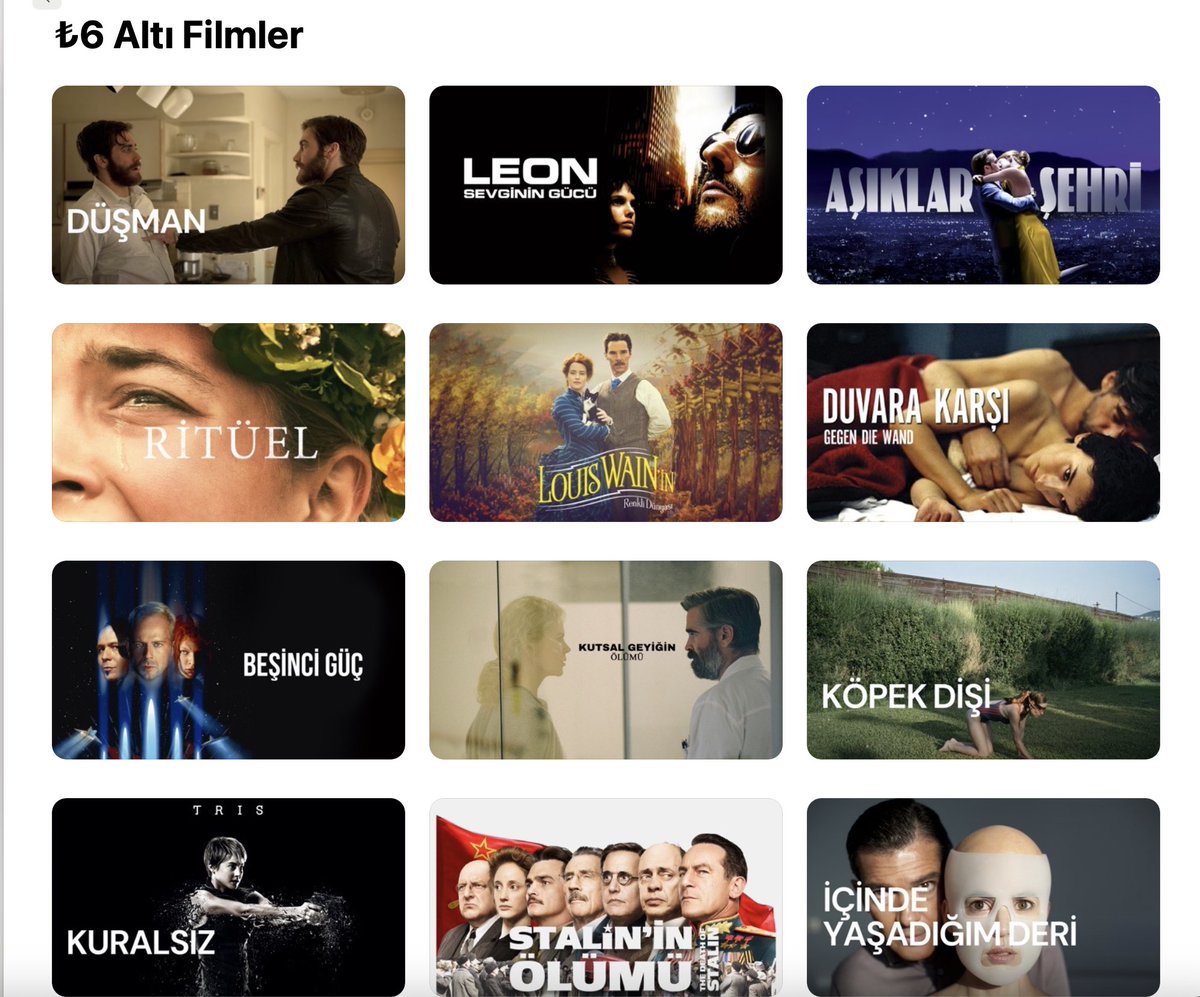 3 kişi sinemaya gidip verdiğiniz parayla Apple TV uygulamasından 100 farklı film satın alabilirsiniz.
