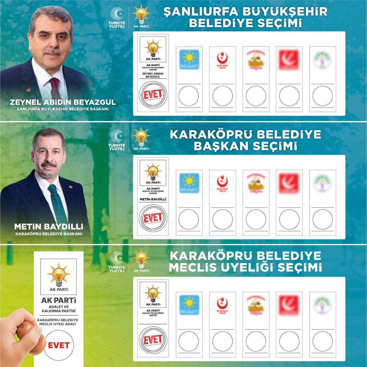 Son sözü birlikte söyleyelim Şanlıurfa ! #Karaköprü @RTErdogan @aysekesir @adelioglu63 @zabeyazgul @MetinBaydilli @sezaicanbek @dmtstcgvn1 @seherkilic1