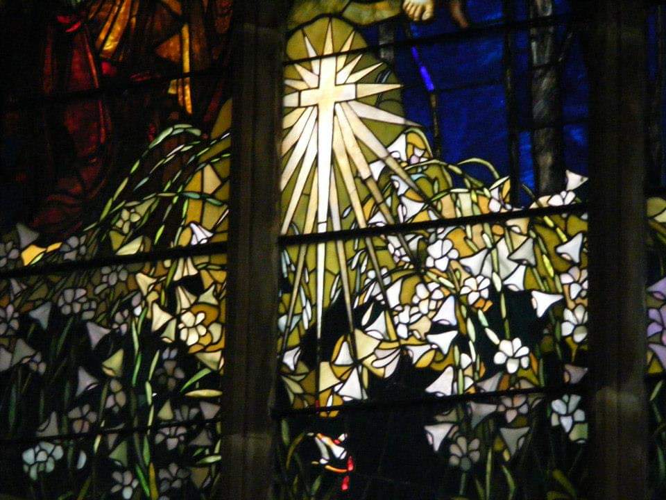 Detail from Arild Rosenkrantz east window at Wickhambreaux
Happy Easter! #Kentchurches #StainedGlassSunday