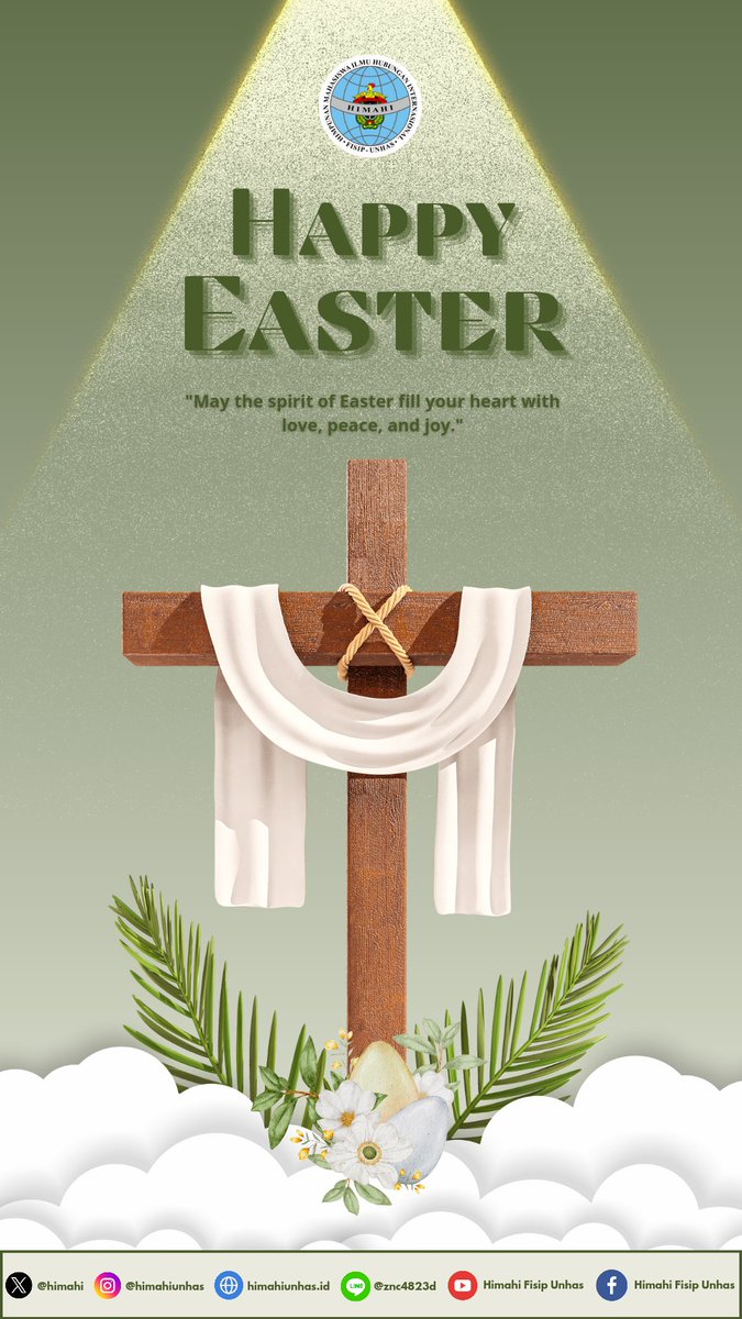 Selamat Paskah Semoga kegembiraan dan berkat menyertai kita semua dalam perayaan kebangkitan Kristus. Think Globally, Act Locally!