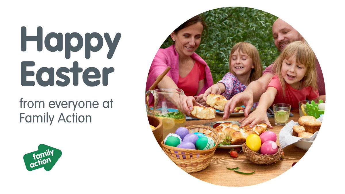 Happy #Easter from everyone at Family Action. 🌷