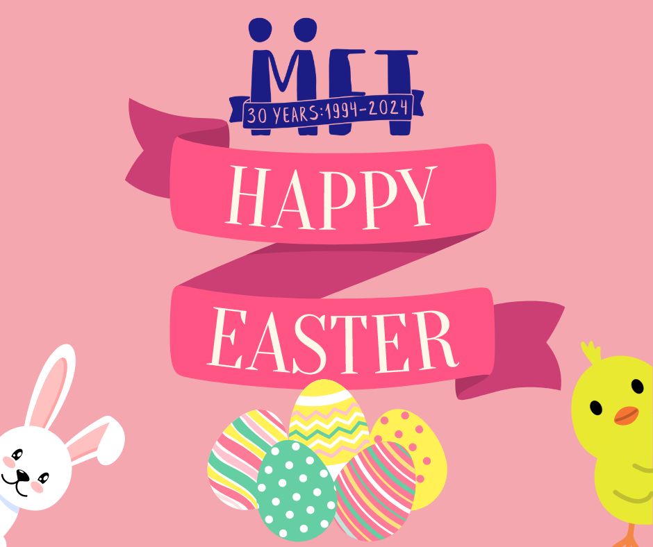 Wishing you all a Happy Easter from MFT 🐣🐰🍫🐤

#HappyEaster #EasterSunday #SurreyCharity 
#MentalHealthSupport