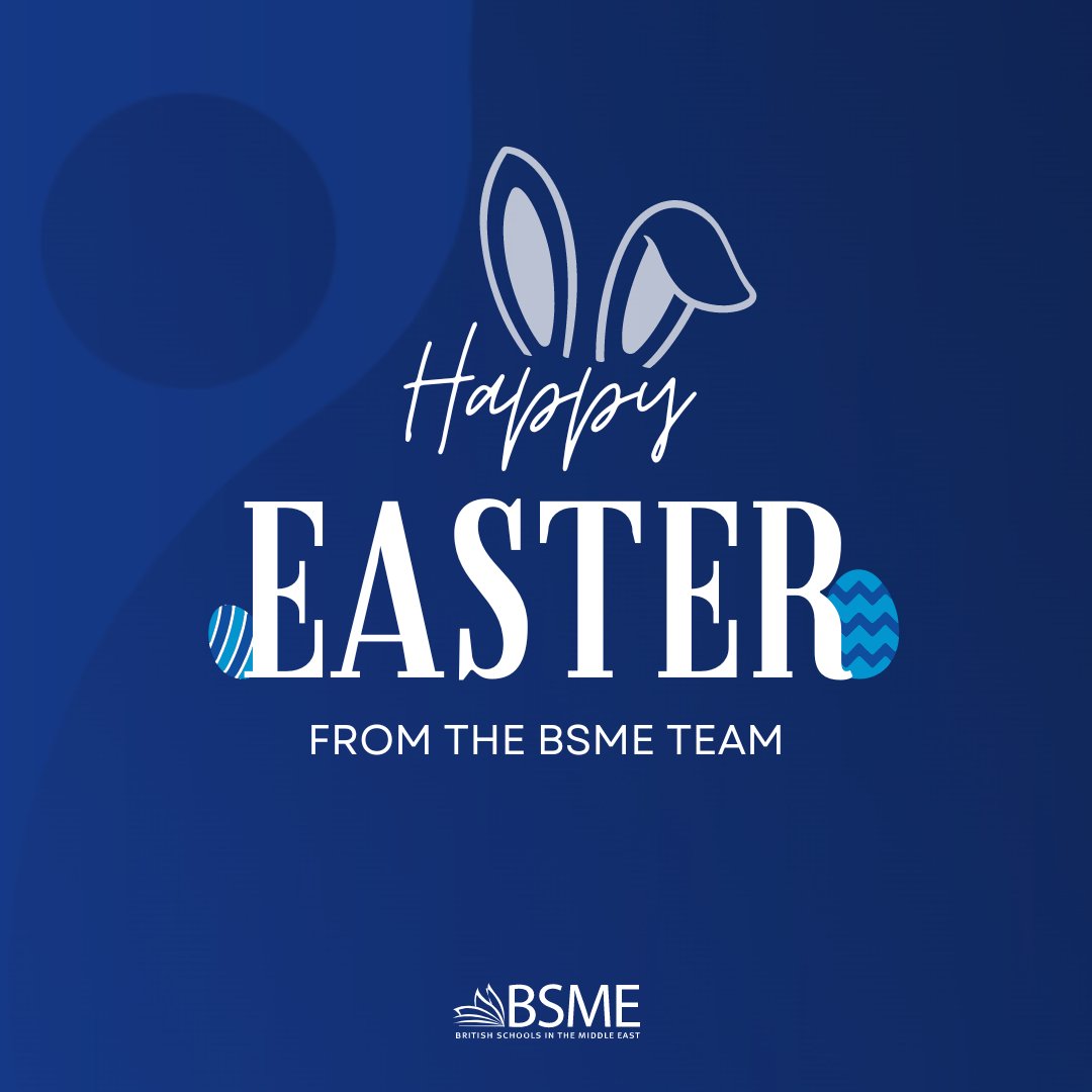 Happy Easter to the entire BSME Community! #BSME #BritishSchoolsintheMiddleEast #HappyEaster