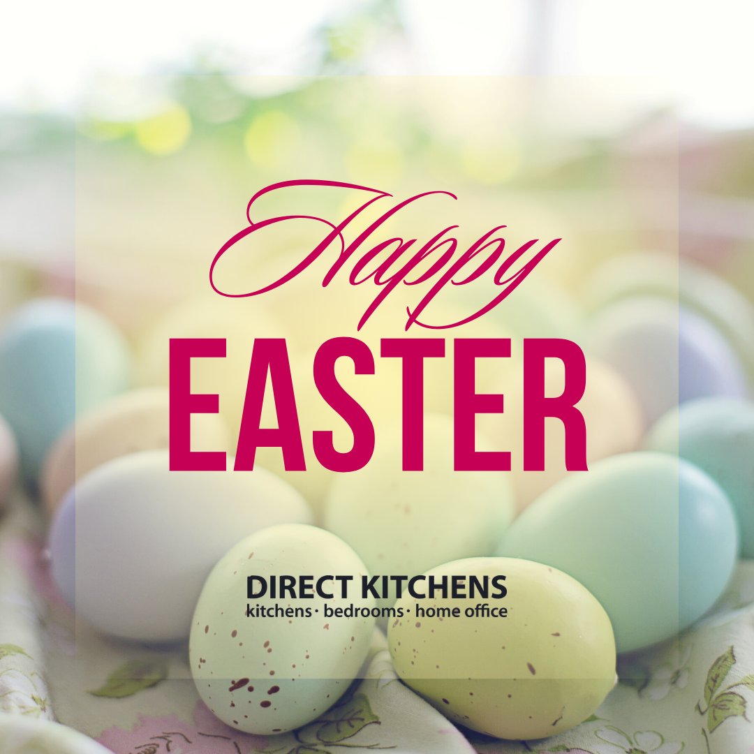 Happy Easter!🐰🐣 Everyone here at Direct Kitchens would like to wish you a very Happy Easter! Have an egg-cellent day, eat lots of tasty chocolate and enjoy a long relaxing, weekend.