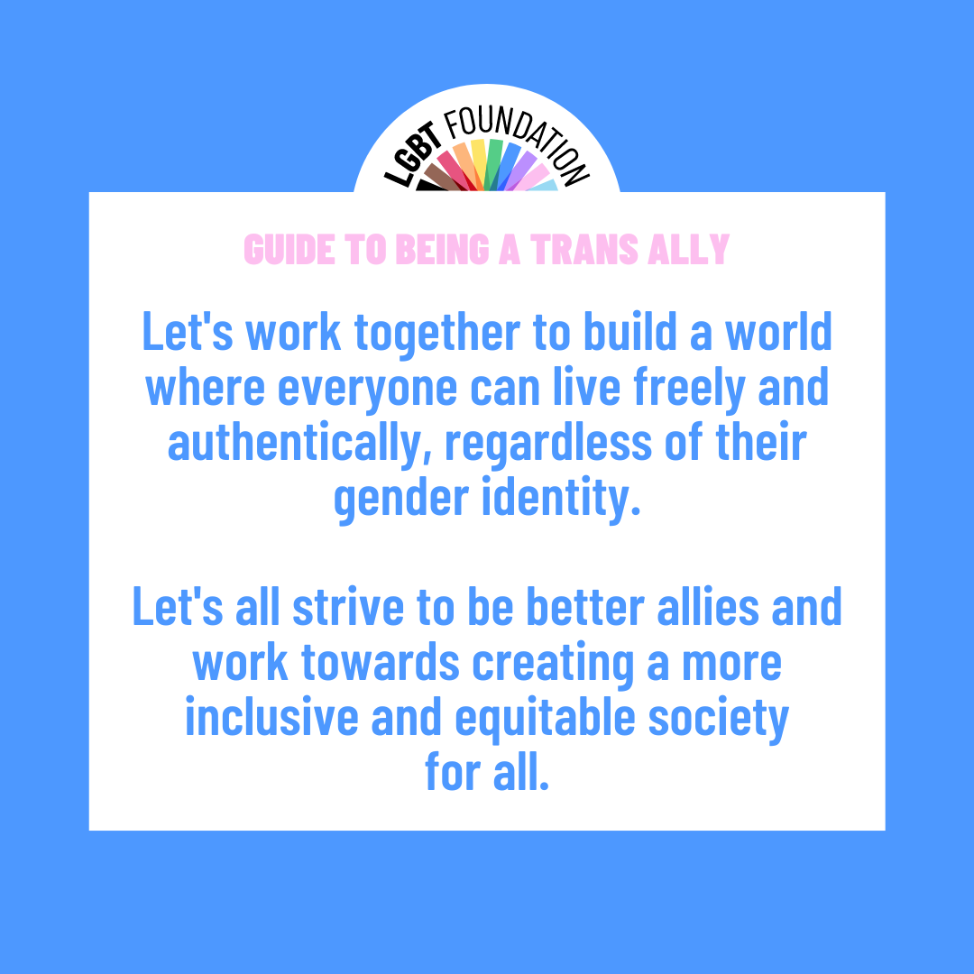 Happy Trans Day of Visibility! 🎉 Today, let's honor the voices, experiences, and resilience of our trans siblings. 🌟 Check out our Trans Ally Guide for ways to be a better ally and advocate.💙🏳️‍⚧️ #TDOV #TransVisibility #Allyship