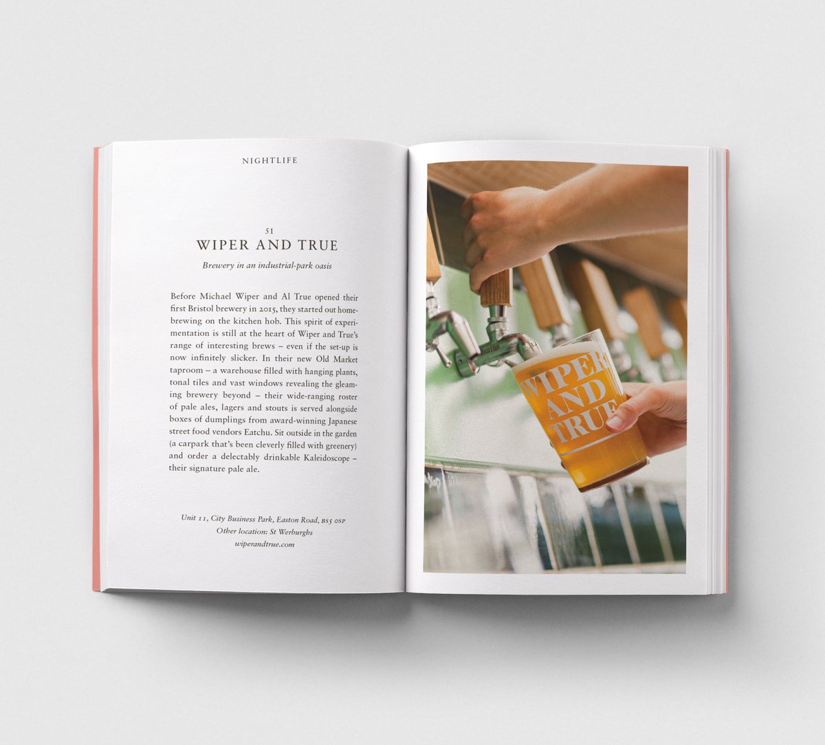 WIPER AND TRUE IN PRINT 🗞️ We're delighted to have @WiperAndTrueTap included in 'An Opinionated Guide to Bristol' published by @HoxtonMiniPress. The book includes 60 recommendations on where to spend ‘a perfect weekend.’ It's available to order now: hoxtonminipress.com/collections/bo…