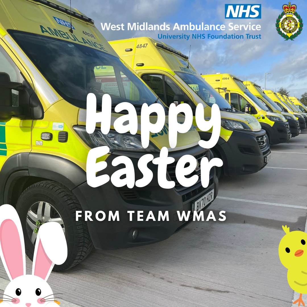 Happy Easter to everyone who celebrates! 💚 While Easter is a time to spend with family & friends, we're thinking of those in #teamWMAS who are spending their day helping the people that need us the most.