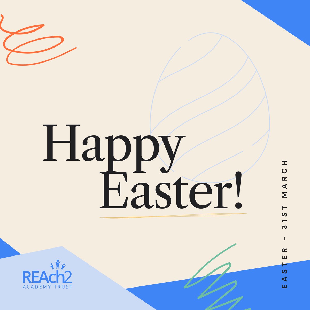 Wishing you all a Happy Easter from the REAch2 Academy Trust team. #HappyEaster