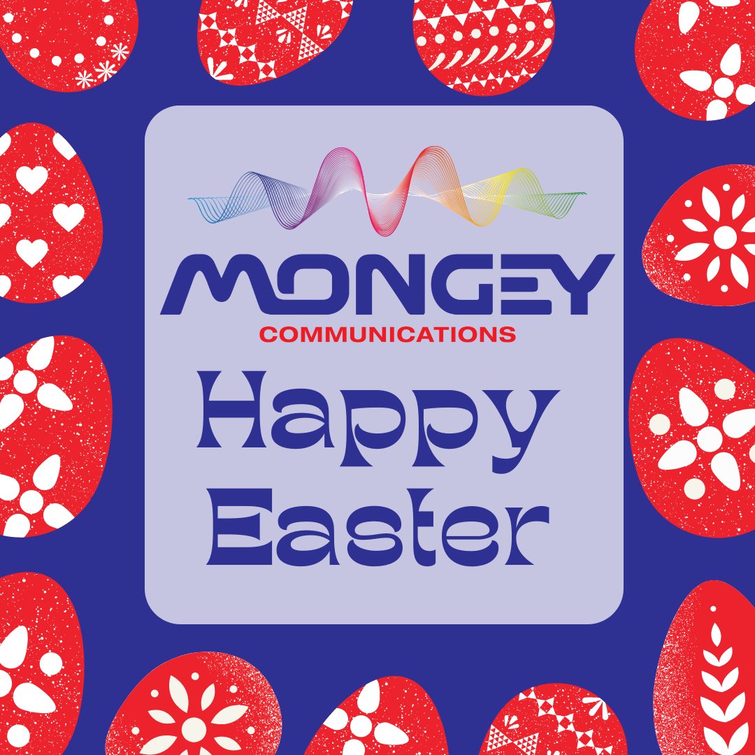 Wishing you all a very happy Easter from everyone here at Mongey Communications

 #HappyEaster #EasterWeekend