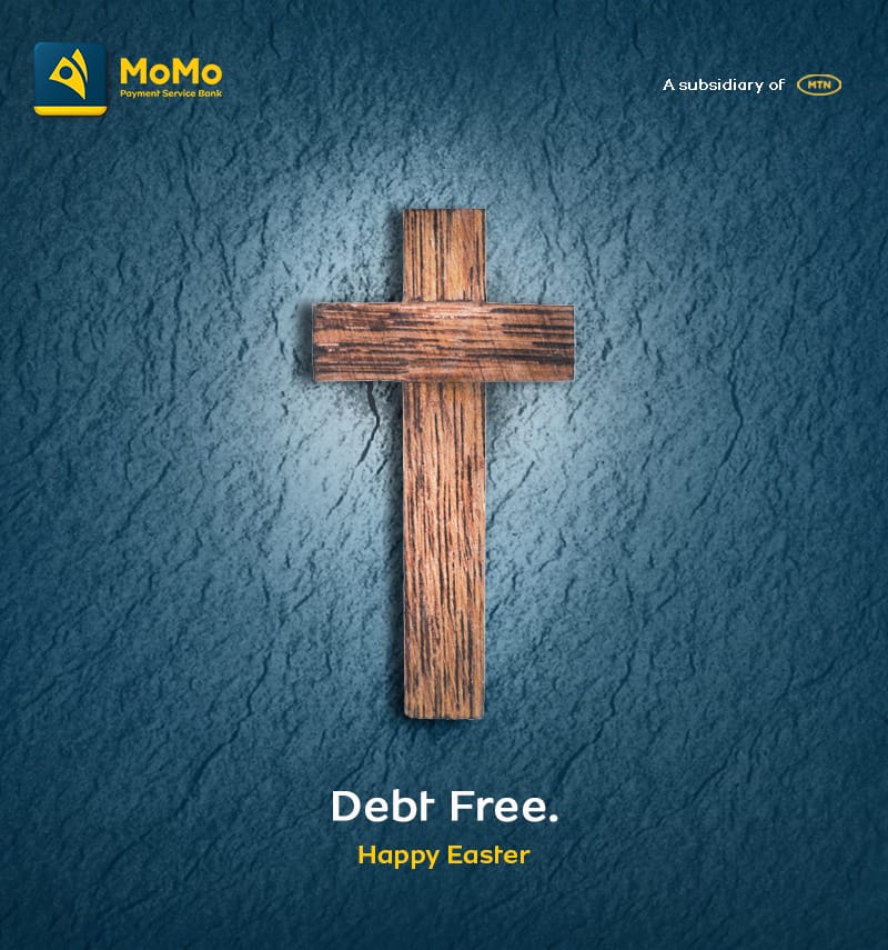 May your Easter be as meaningful as it is debt-free. Celebrate renewal and hope this season. Happy Easter #Easter2024 #Redemption #MoMo