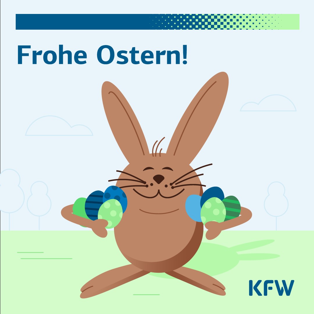 Woher stammt eigentlich das Wort „Ostern“? 🔎 Theorien gibt es viele: vom altgermanischen „Austro“ („Morgenröte“) über die germanische Fruchtbarkeitsgöttin „Ostara“ bis hin zum altnordischen „austr“ („Begießen“). Mit diesem Wissens-Exkurs wünscht die #KfW frohe Ostern! 💐🐣