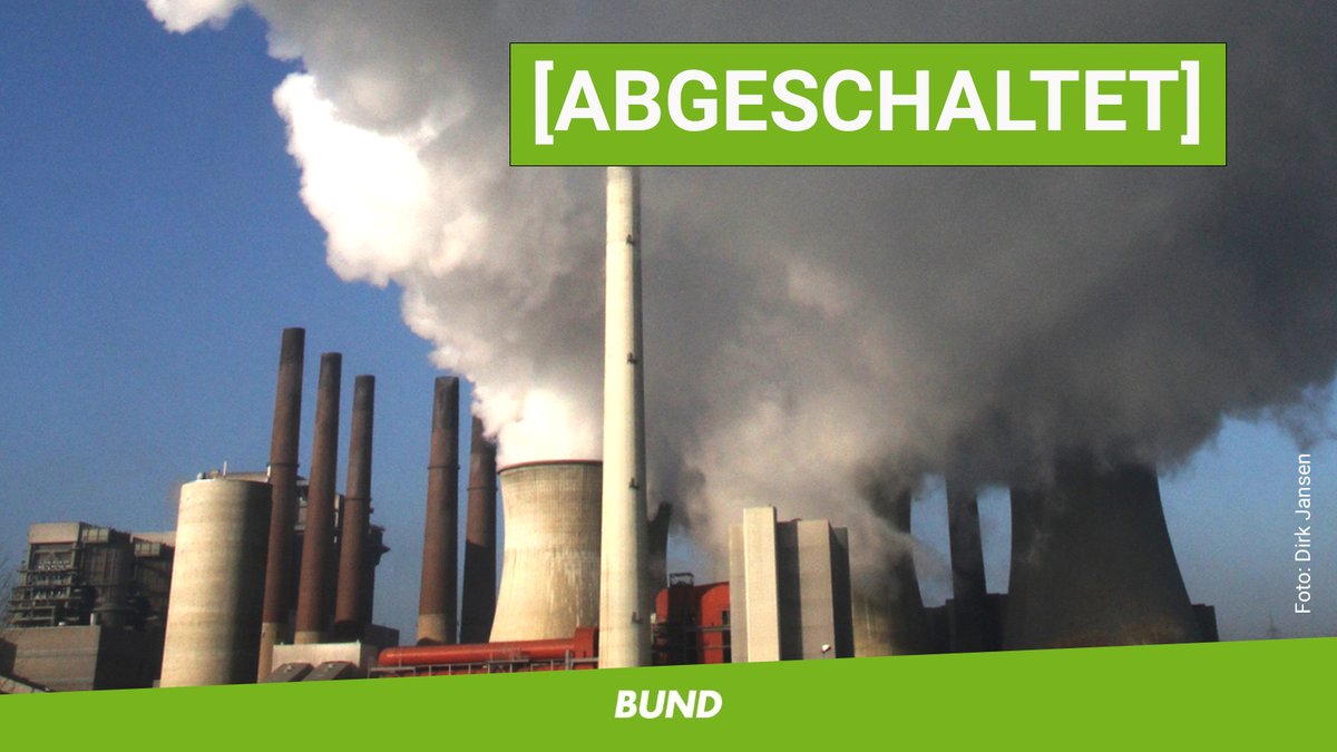 Geschafft! Fünf RWE-Braunkohlenkraftwerks-Blöcke stoßen heute ihre letzte Tonne CO2 aus. Die #Klimakiller sind damit Geschichte. Gebraucht wurden sie trotz Energiekrise in den letzten Jahren nicht. Grund genug, den #Kohleausstieg jetzt schnell zu vollenden.
