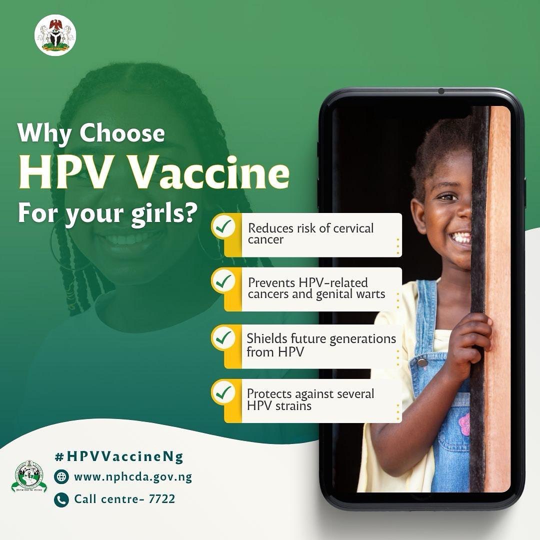 Protect your daughters from cervical cancer. Here's why vaccination is crucial. Read ⤵️ to learn more. #HPVvaccineNG