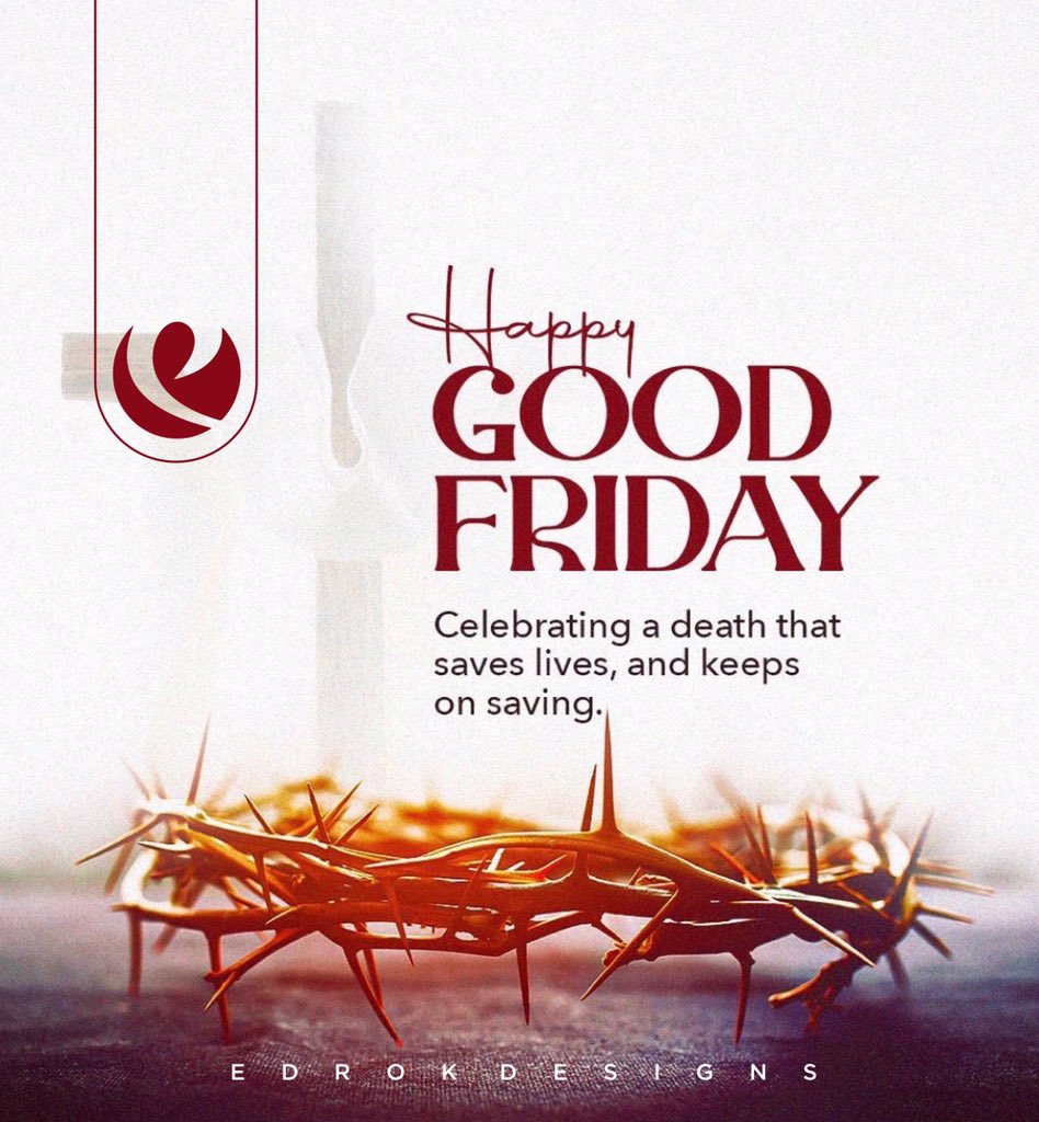 From us to you all folks>>#HappyGoodFriday 🙏🥰