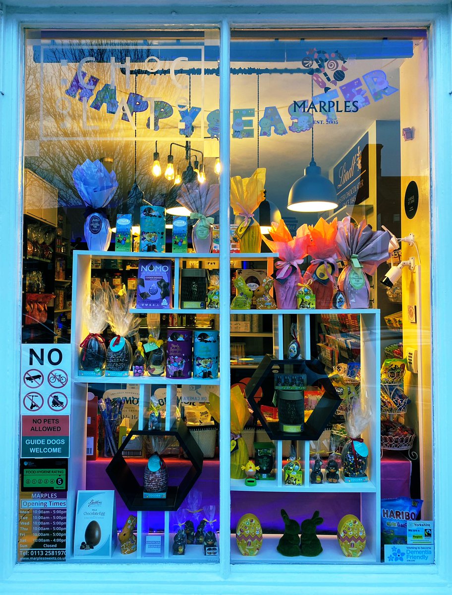 Open Good Friday & Easter Saturday 10am to 5pm #happyeaster #easter #easter2024 #happyeastereveryone #luxurychocolate #chocolate #chocolateshop #sweets #sweetshop #traditionalsweets #traditionalsweetshop #yorkshire #townstreethorsforth #topoftownstreethorsforth #leeds #horsforth