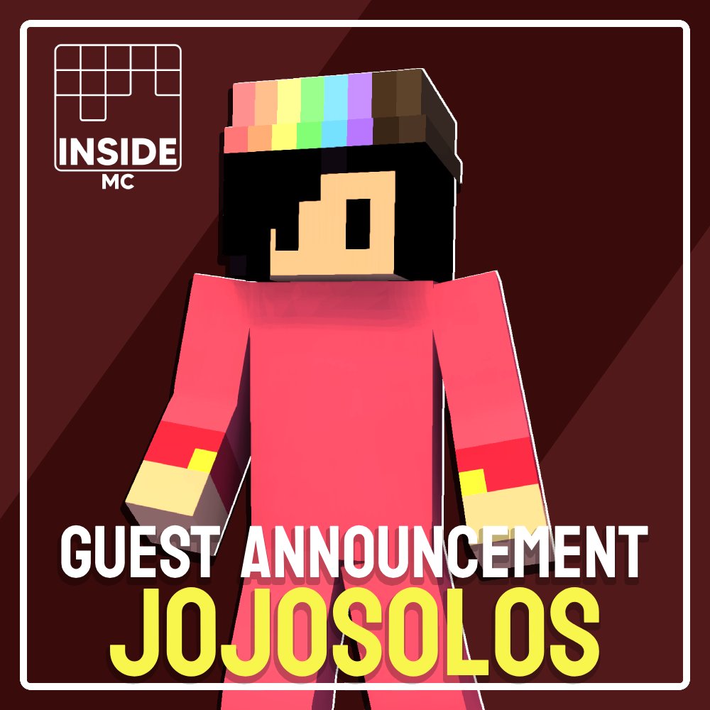 🎙️ GUEST ANNOUNCEMENT! 🎙️ On Monday I will be talking with @jojosolos, a Minecraft streamer, tournament player (winner of MCC Rising), commentator & elgato partner! Got a question for jojo? Reply below and it might just get answered!