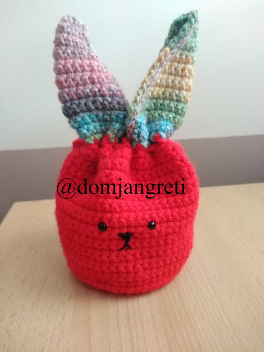 #horgolt #nyuszi #tatyó
#crochet #bunny #pouch