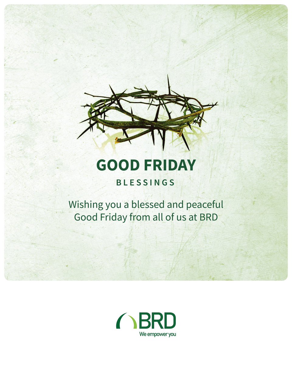 Wishing you all a day filled with reflection, gratitude, and reverence. Happy Good Friday!