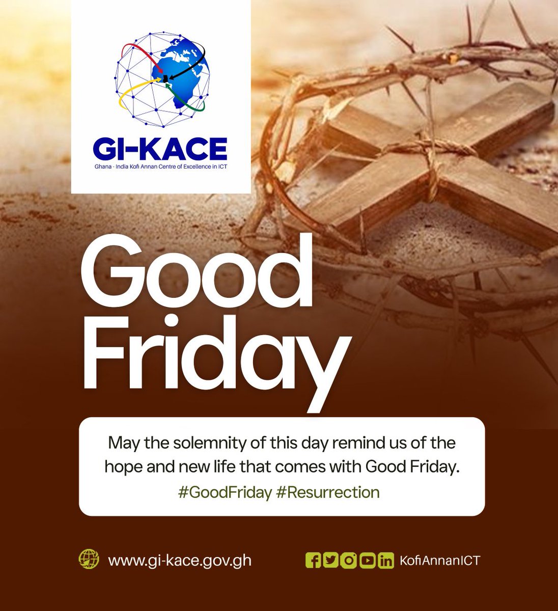 May the solemnity of this day, remind us of the hope and new life that comes with Good Friday.
#Gikace #kofiannanict #easter2024