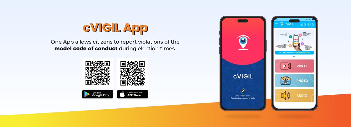 CBCJalandhar's tweet photo. #ECI's complaints' App #cVigil helping #voters in registering #pollcode #violations.
99 % of over 79,000 complaints registered so far have been resolved. Out of which 89% within stipulated 100 minutes. Read more 👇
https://t.co/iEvyDZstyS
@ECISVEEP @TheCEOPunjab @ceochandigarh https://t.co/rBeW8rmLUj