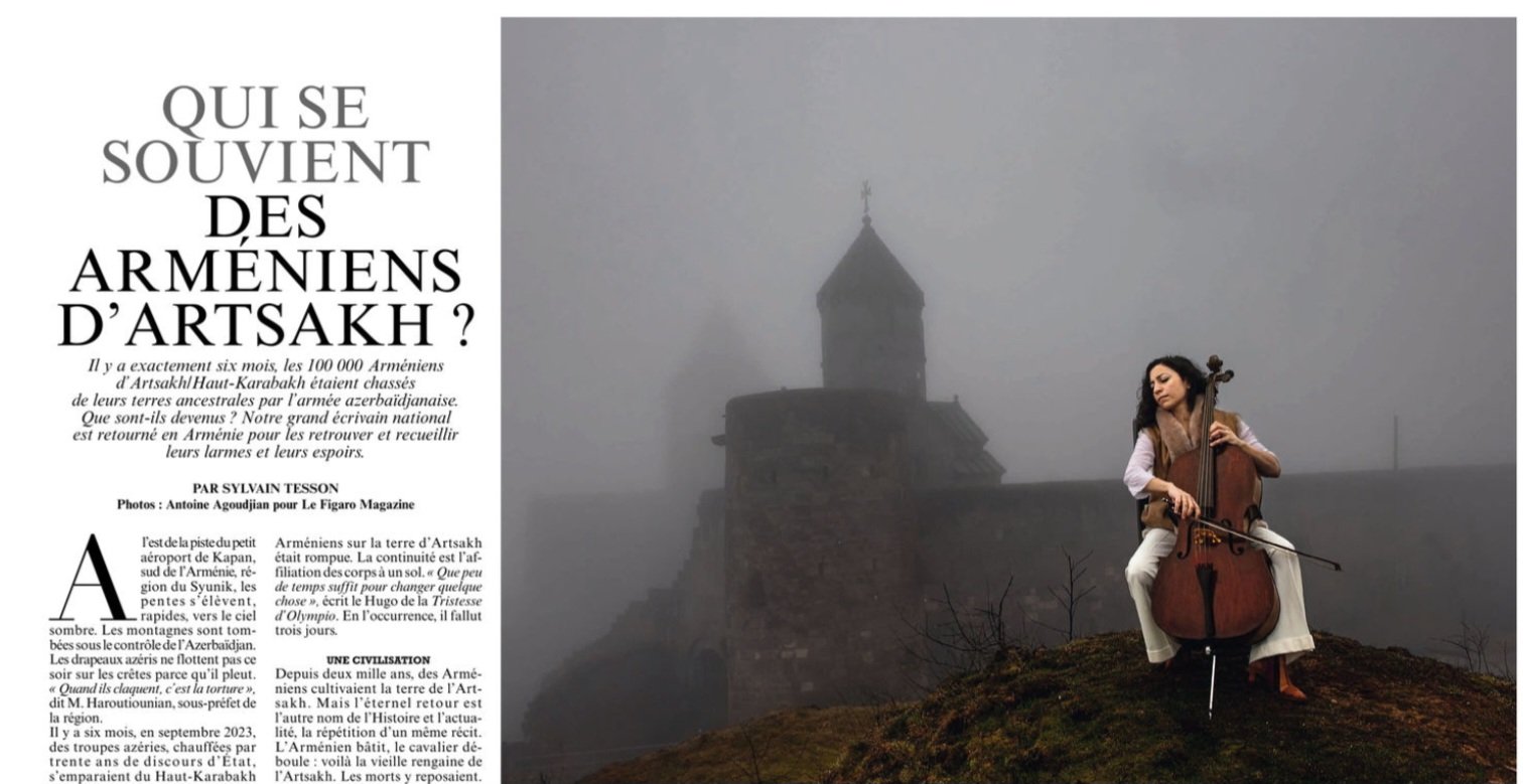 J-Christophe Buisson on X: "Ce week-end dans @FigaroMagazine_, reportage  exceptionnel de #SylvainTesson en #Armenie, où il a recueilli les larmes et  les espoirs des #Armeniens d'#Artsakh #HautKarabakh, exilés loin de leurs  terres