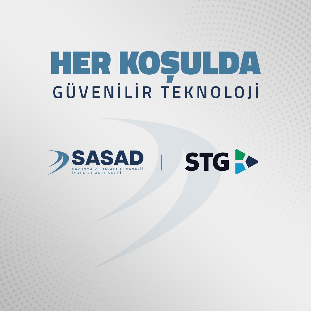 Ülkemiz için geliştirdiği stratejik teknolojilerle tüm tasarım, üretim, doğrulama ve geliştirme faaliyetlerinde öncü şirketlerimizden olan @stgmuhendislik’e SASAD ailesine katılımından dolayı teşekkür ederiz. #SASAD #STGMühendislik