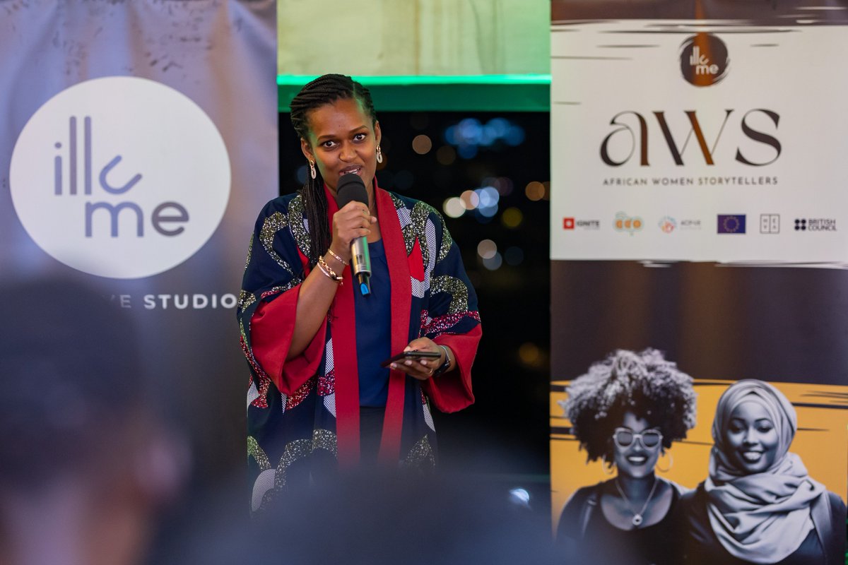 AfricanWS's tweet photo. what an incredible day this was! 

we are so grateful to the Hon. Minister of State @RwandaYouthArts, @XandrineUmutoni, Country Director of @rwBritish, Abdi Hassan, to our trainers &amp; mentors, the storytellers &amp; everyone who supported the #africanwomenstorytellers final showcase. https://t.co/WTnrCOsdPa