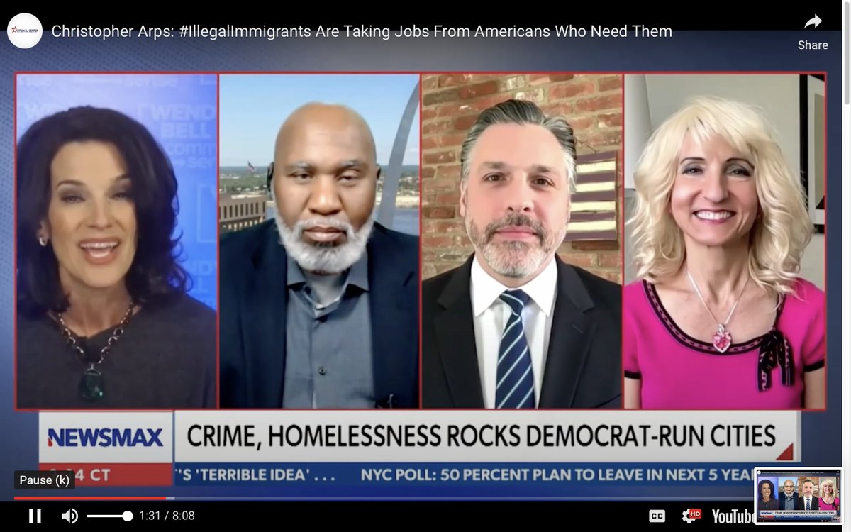 Lively discussion about #Unemployment and the #BorderCrisis with my fellow radio talk show hosts @chris_arps and @BillSpadea on @NEWSMAX @WendyBellPgh