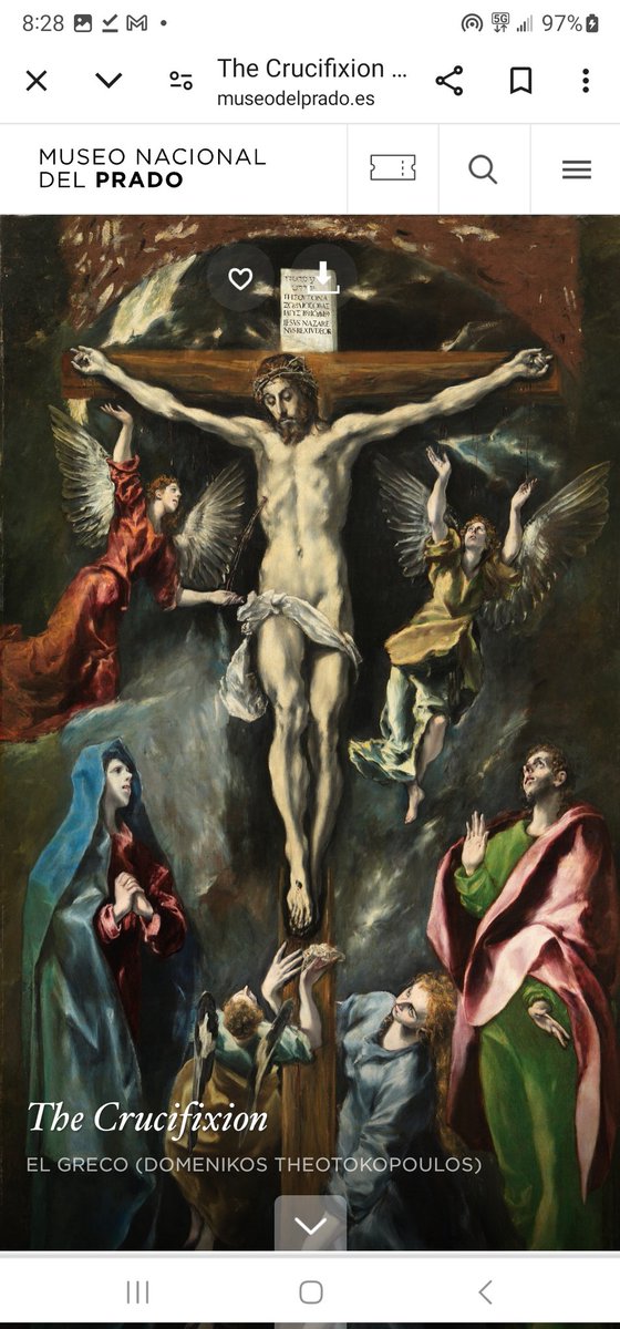 🕊#VenerdiSanto🕊 El Greco (1541-1614) Crucifixion @gigliointi @GuernseyJuliet @LunaLeso @AlessandraCicc6 @gherbitz @j_ferris221629 @DEOLINDAMA93701 @FrankCapitone @GiuseppeTurrisi @FlaminiMarina @famartinez2001 @bgv_online @cmont4560