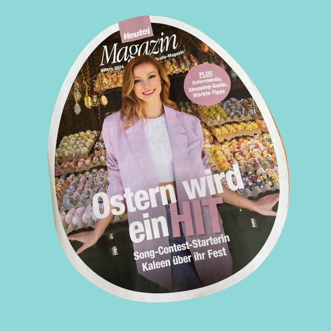 🐣🌸 Ostereisuche beginnt schon morgen Samstag! Das neue <a href="/Heute_at/">heute.at</a> Ostermagazin- diesmal in Ei-Form! Das gab es noch nie. Ab morgen in den "Heute"- Boxen. Danke an unseren Druckpartner Druckerei Berger für die Umsetzung 🎉 Wir wünschen Frohe Ostern 🐰  #Ostern #Eisuche #heute