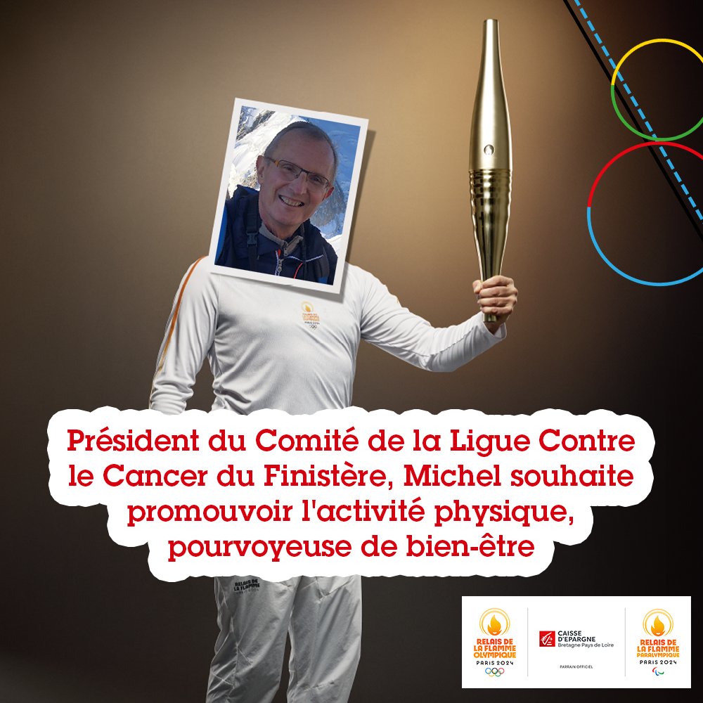 Découvrez derniers portraits des éclaireurs qui porteront la Flamme Olympique avec la Caisse d'Epargne Bretagne Pays de Loire 🔥 Félicitations à Yann Bucaille et Michel Robaszkiewicz ! #NousportonslaFlamme #PlusProchePlusUtile #Paris2024