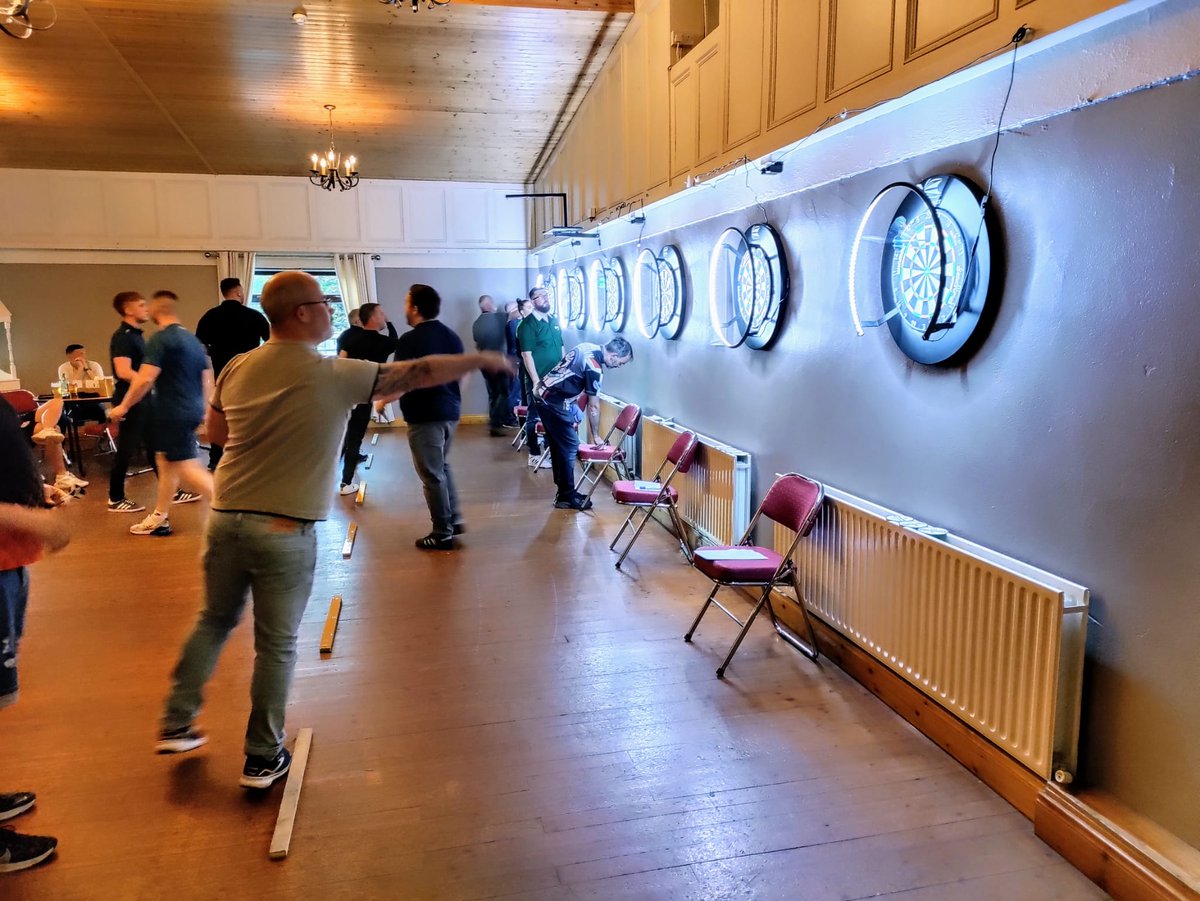 RingcommonsCC's tweet photo. This weekend at Ringcommons Sports Centre:

Saturday afternoon Darts competition (open to everyone) .

 Brentford v Man Utd 8pm kickoff. Bar open 1pm.

#Darts https://t.co/t0ngaw8ZJR