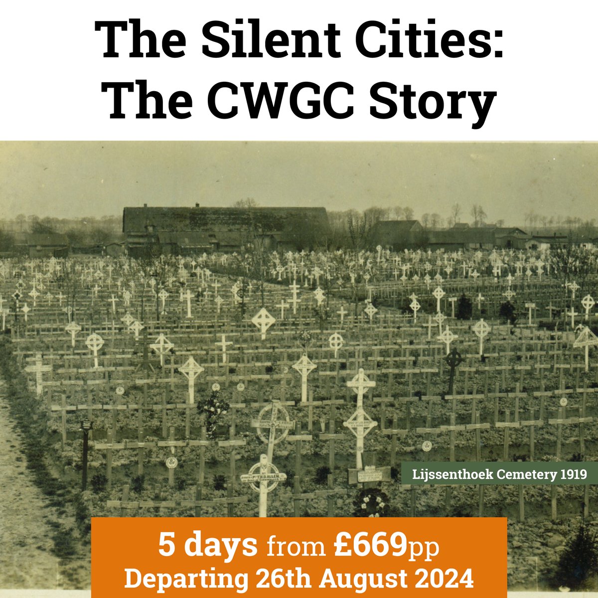 If you’re searching for a unique battlefield experience, we still have places available on this fascinating tour for August. Developed in association with the @CWGC, discover more about their remarkable work with specially curated workshops >> ow.ly/aubt50QZzAb