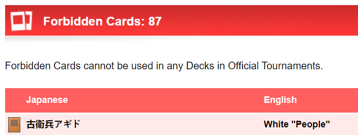 NerdFactorYGO's tweet photo. Damn this OCG banlist kinda wild https://t.co/sZJPsF1VBb