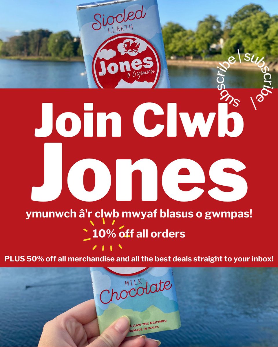 Become a Clwb Jones member today and gain access to a treasure trove of snacking delights. With discounts, giveaways, and the latest snack news delivered straight to your inbox, being a member means you're always one step ahead of the snack game: tinyurl.com/ClwbJones