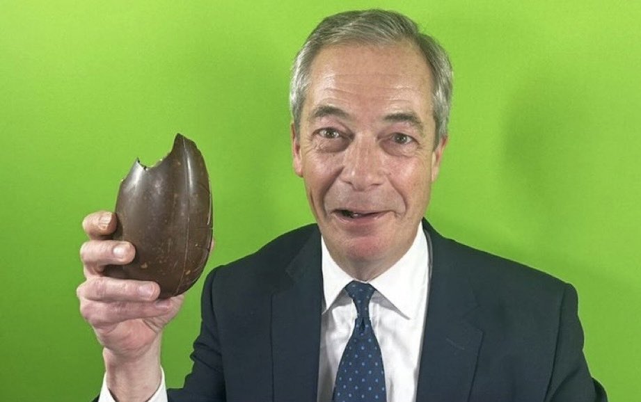 If that was an alien chestburster egg in his hand it would finally explain everything.